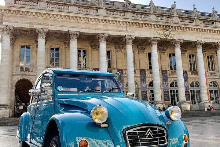 Tour privado de Burdeos Unesco en un Citroën 2cv