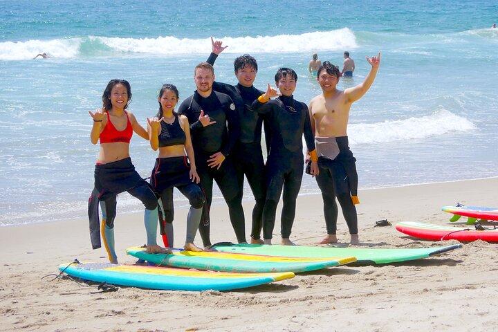 Privat surflektion i Venice Beach