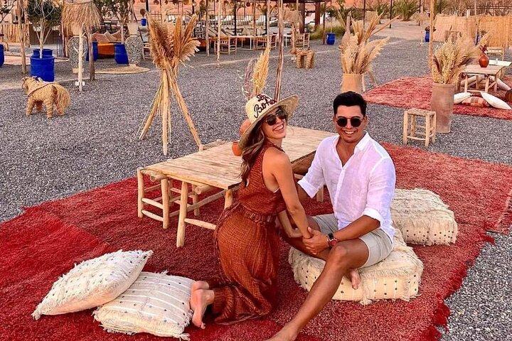 Agafay Desert Evening: Traditional Dinner, Camel Ride & Live Show