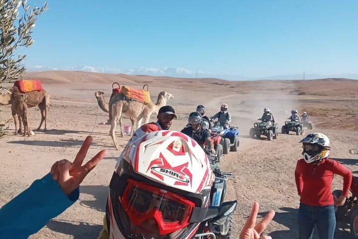 Agafay Desert Quad & Camel Tour with Dinner Show