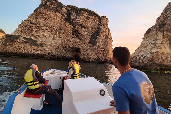 Pigeon Rocks Bootsfahrt Beirut (Raouche Rocks)
