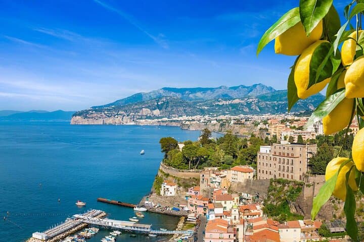 Amalfi Coast Sorrento and Pompeii Group Tour from Naples