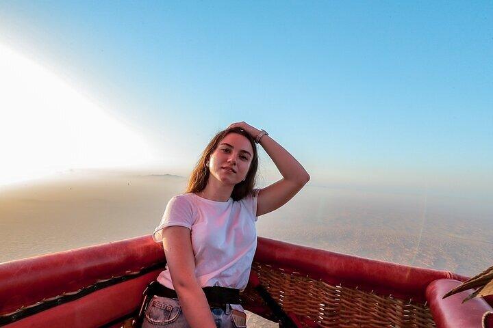 Dubai Hot Air Balloon Tour with Breakfast Camel Ride and Transfer