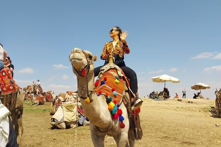Giza Pyramids, Camel Ride, ATV and Shopping Tour w/ Dinner Cruise