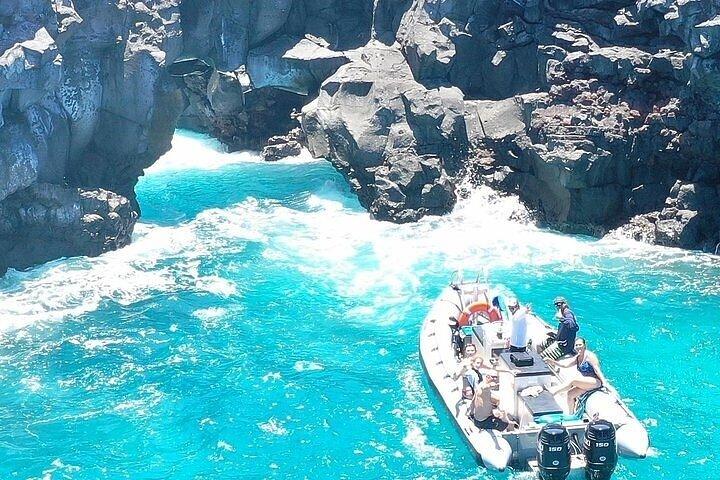 Delfino, grotta marina e capitano Cook Snorkel Combo nella baia di Kealakekua