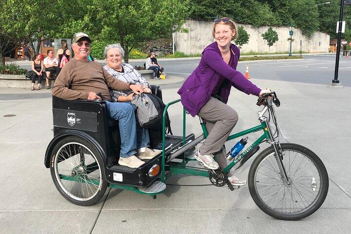 Excursão Privada Juneau Pedicab Cinco Estrelas