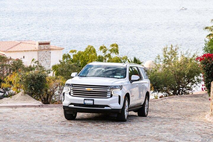 Privé SUV-retour van luchthaven naar hotels in San Jose del Cabo