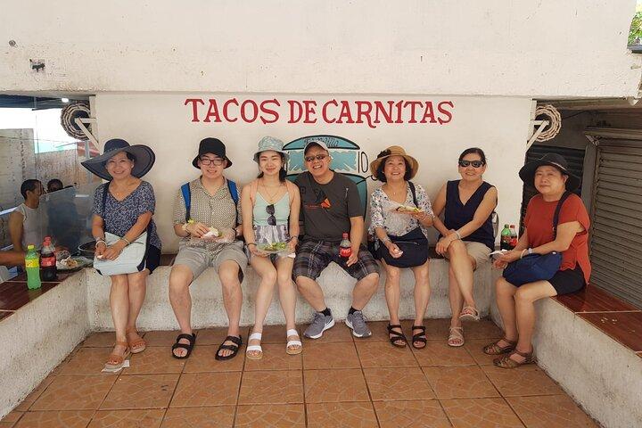 local walking food tour Inlakech Playa del Carmen