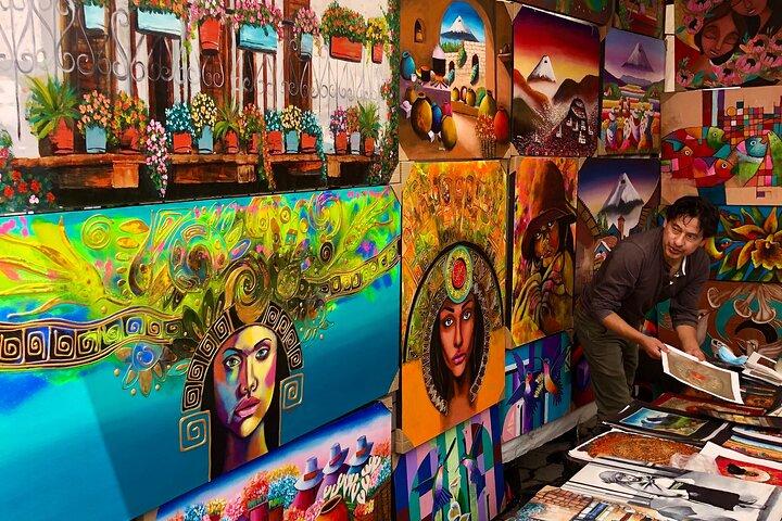 Otavalo-markt en Laguna Cuicocha-dagtour vanuit Quito
