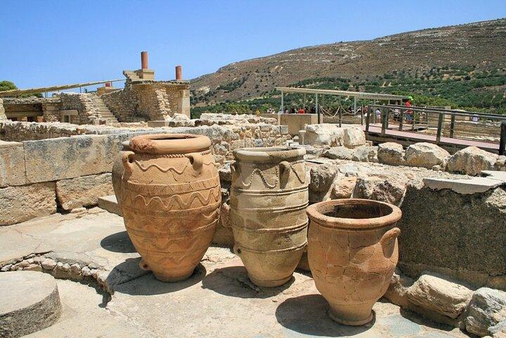 Minoan Life: Knossos Palace, Olive Grove Farm, Frokost på Peza