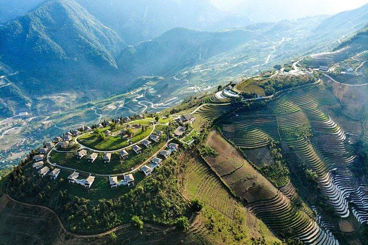 サパ プライベート ツアー 1 泊 2 日、Topas Ecolodge 1 泊付き