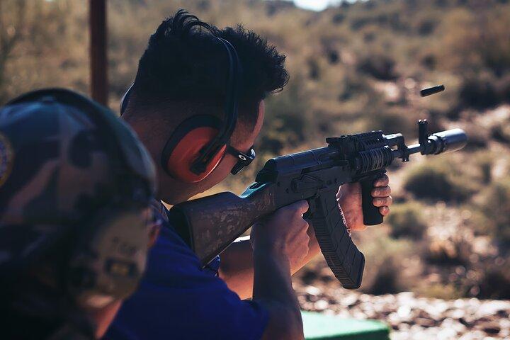 Combo de disparo y cuatrimoto de 3 horas