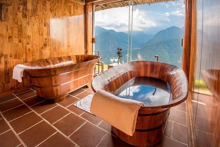 ハノイ発3日間のプライベートツアーTopas Ecolodgeハイキング