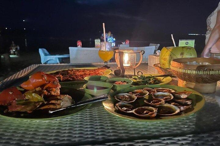 Bali Romantic Seafood Dinner under sunset jimbaran Beach