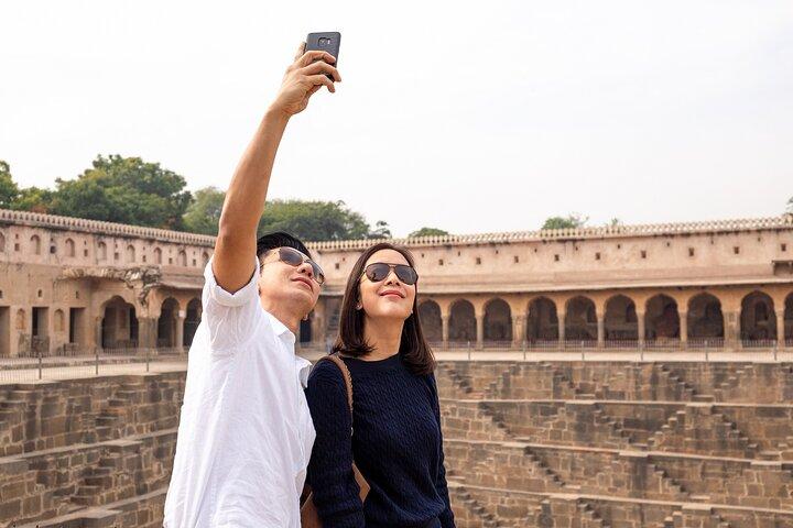 Chand Baori, Vogelschutzgebiet, Fatehpur Sikri Agra Drop von Jaipur