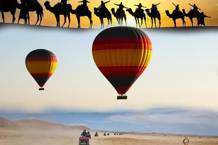 Wählen Sie eine Outdoor-Aktivität aus: Ballons, QUAD, Kamelritt, Sahara-Trip