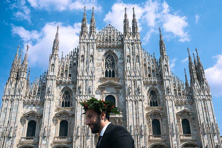 Private Milan Street Photography Walking Tour met een artiest
