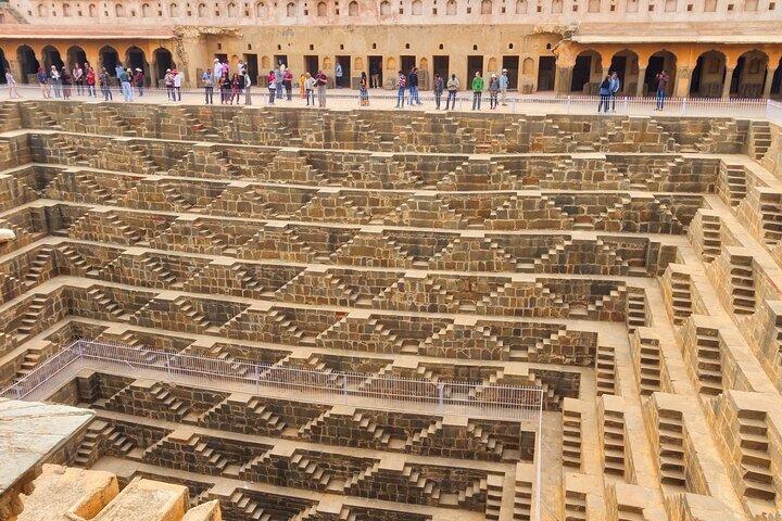 Chand Baori, Vogelschutzgebiet, Fatehpur Sikri Agra Drop von Jaipur