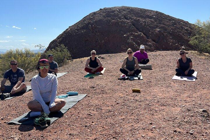 Incroyable randonnée guidée de 2 heures et yoga au parc Papago