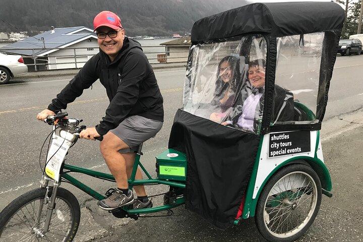 Excursão Privada Juneau Pedicab Cinco Estrelas