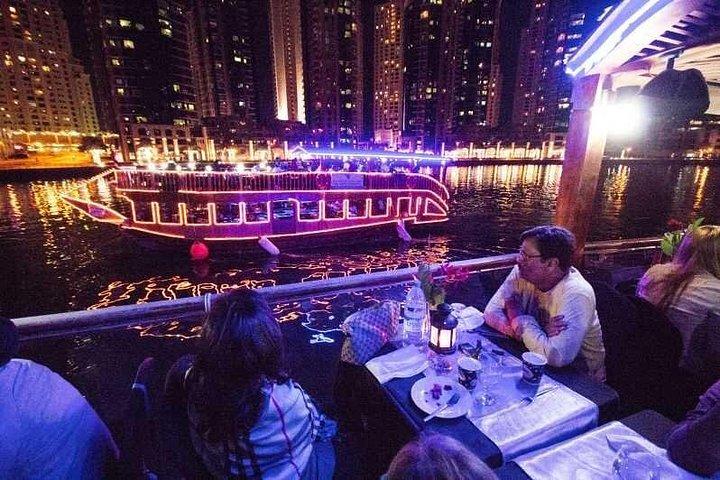 Dhow Cruise Dinner - Marina Dubai with Transfers