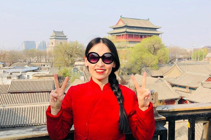 Tour privato di 4 ore del parco Jingshan, del tempio dei Lama e dell'hutong