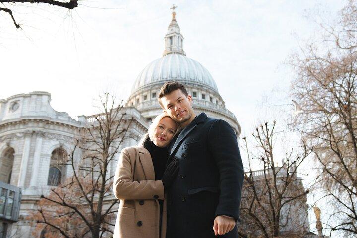 London: Fotoshooting in der St. Pauls Cathedral und der Millennium Bridge