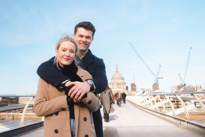 London: Fotoshooting in der St. Pauls Cathedral und der Millennium Bridge