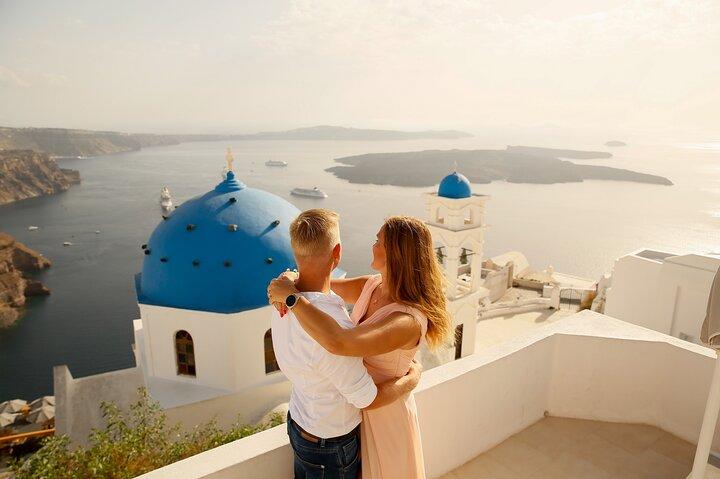 Viaje personal y fotógrafo de vacaciones en Santorini