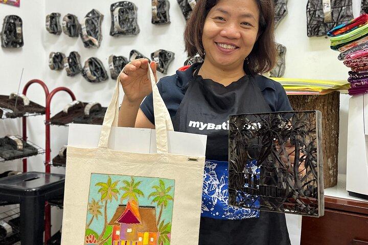myBatikによるバティックバッグ絵画ワークショップ