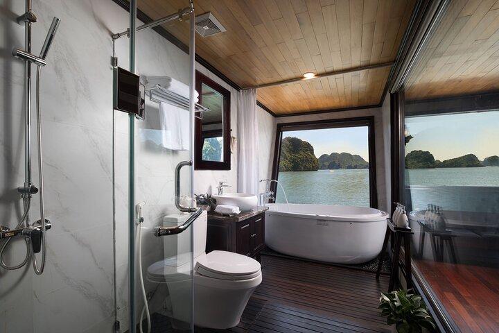 Overnight Halong Bay-Lan Ha Bay Cruise with V'Spirit Cruises