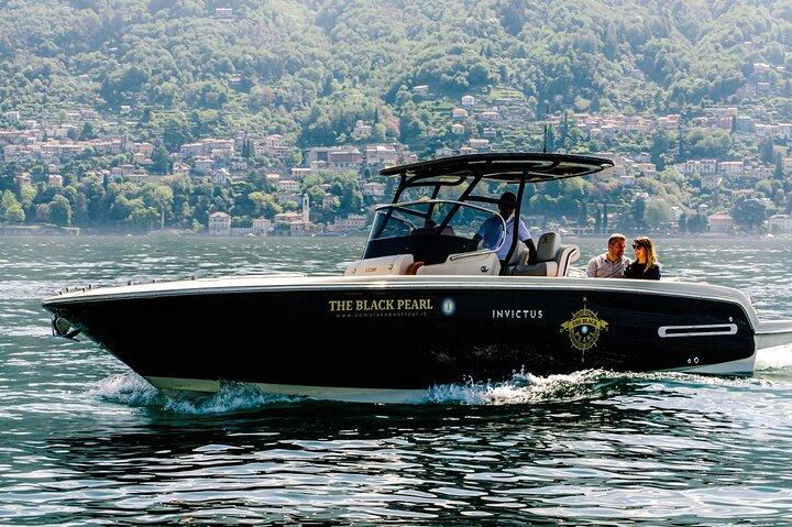 2H Croisière privée sur le lac de Côme Tender yacht Invictus 6 pax