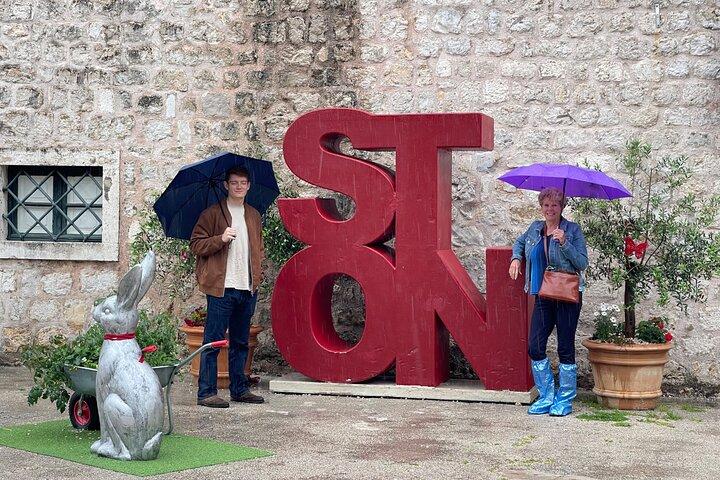 Ostriche che testano il tour privato a Ston