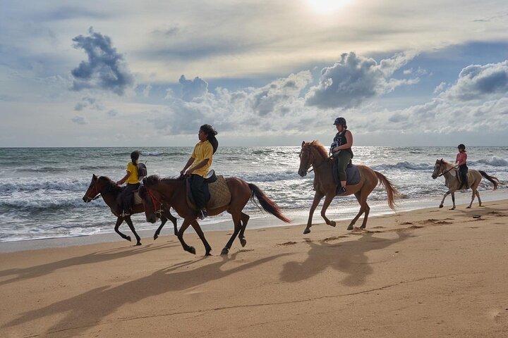 Reiten am Strand in Phuket