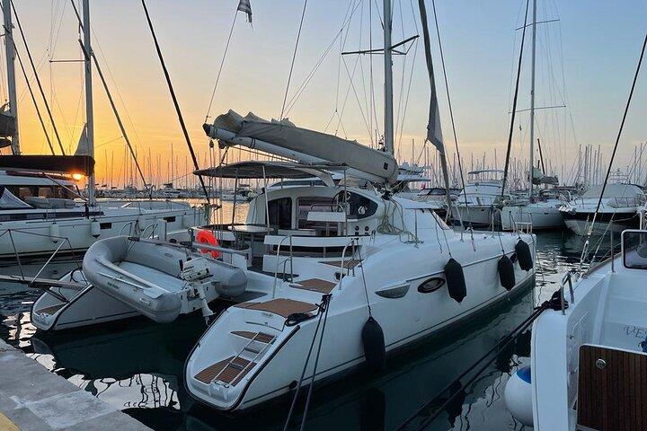 夕日体験付きカタマラン半日セーリング