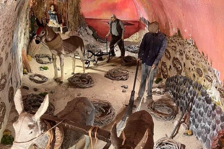 ランチ＆ワインテイスティング付きサントリーニ島ディスカバリーツアー（小グループ）