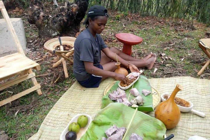 Rwandas lokale fællesskabstur (kaffe, kulturby, lokal mad)