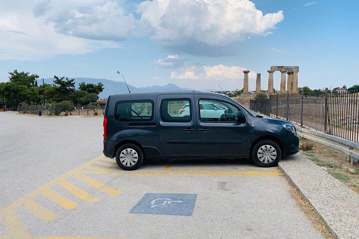 Traslado accesible en silla de ruedas de Atenas desde el aeropuerto a la ciudad