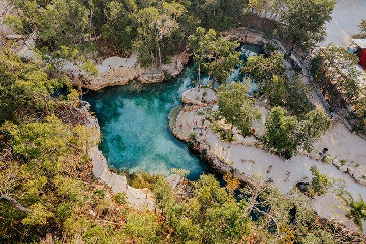 Toegangskaarten om te zwemmen in 4 Cenotes in Casa Tortuga Park