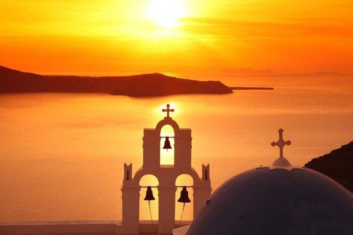 Private Highlights-Tour auf Santorini und Weinprobe mit lokalem Reiseführer