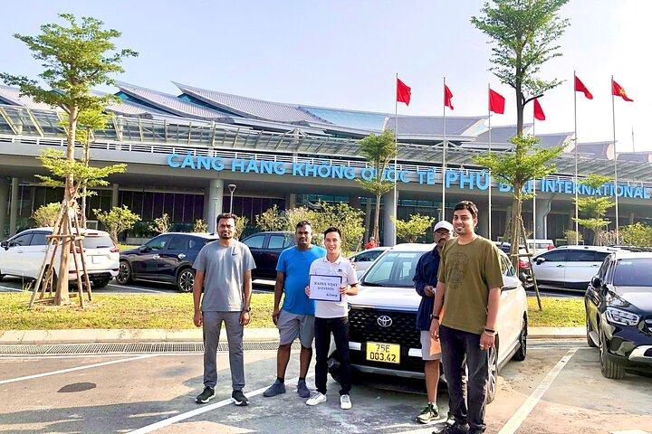 Prelievo dall'aeroporto di Phu Bai alla città di Hue in auto privata