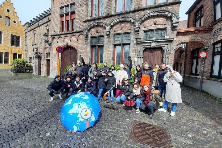 Tour a piedi di Bruges di 2 ore con degustazione di cioccolato