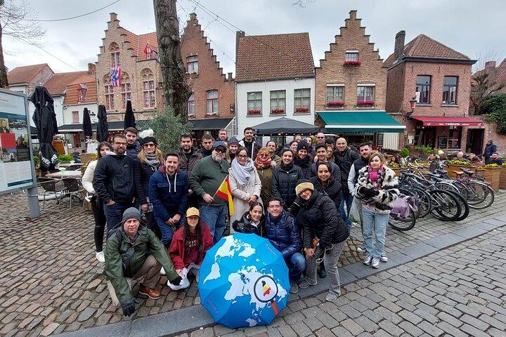 Tour a piedi di Bruges di 2 ore con degustazione di cioccolato