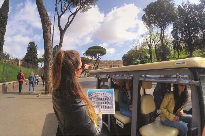 Visite nocturne de Rome Points forts par panier de golf de luxe