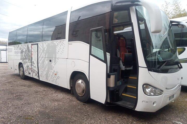 Ônibus particular do porto de cruzeiros de Trieste para Veneza, piazzale Roma