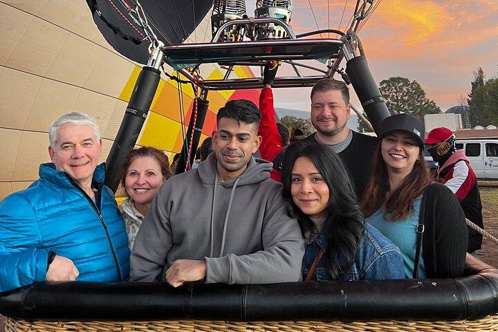Luftballongsäventyr över Teotihuacan