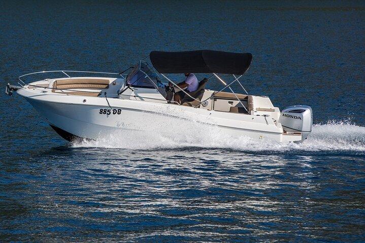Visite privée d'une journée complète des îles Élaphites en hors-bord