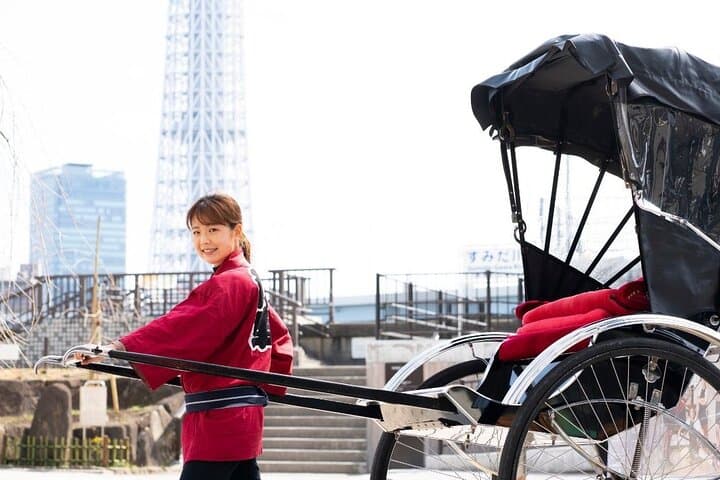 [60 minutes] Rickshaw tour around Asakusa [Complete Asakusa tour/power spots]