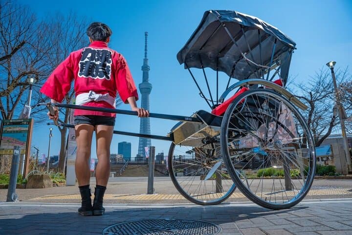 [60 minutes] Rickshaw tour around Asakusa [Complete Asakusa tour/power spots]