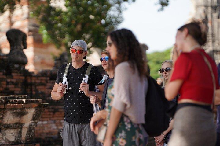 Excursion d'une journée de Bangkok à Ayutthaya en bus